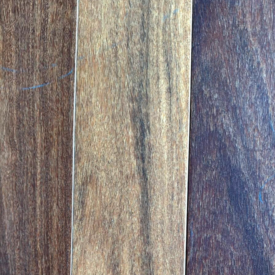Piso de madeira natural com veios autênticos