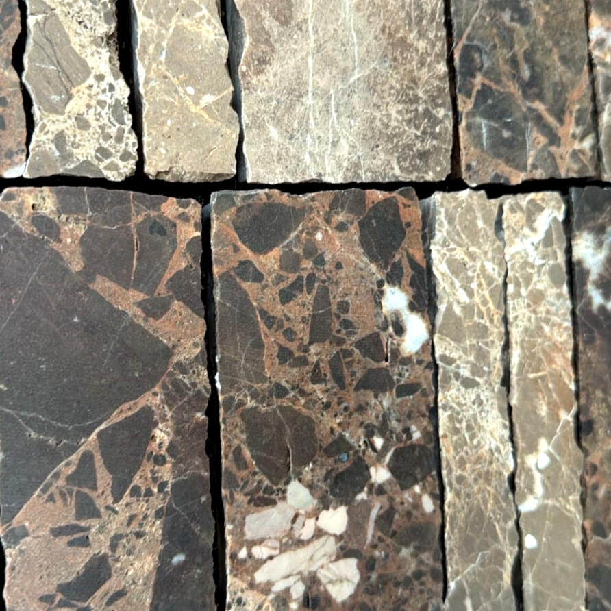 Pedra natural com textura e veios exclusivos